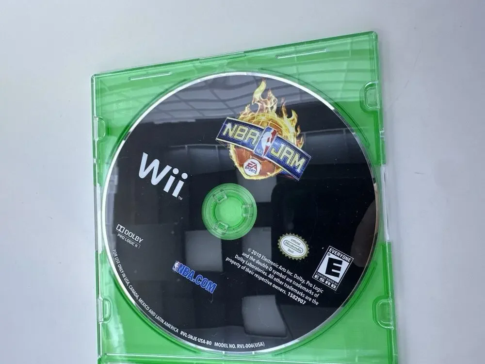 NBA Jam Nintendo Wii Disc Only Tested Fast Shipping Retro Vintage Gaming